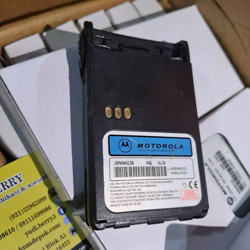BATERAI HT MOTOROLA GP338 PLUS BARU BATTERY HT MOTOROLA GP328 PLUS