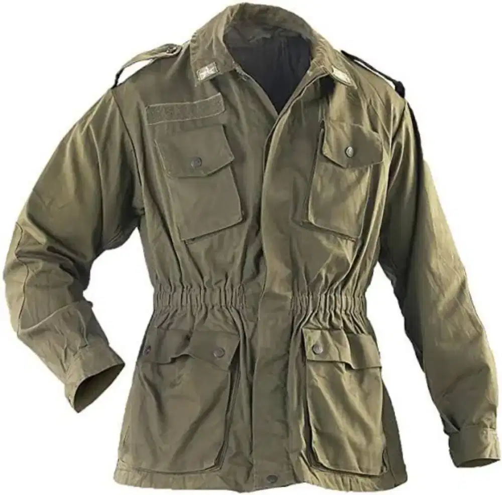 Jaket tentara militer italia vintage ori jam sepeda antik lawas