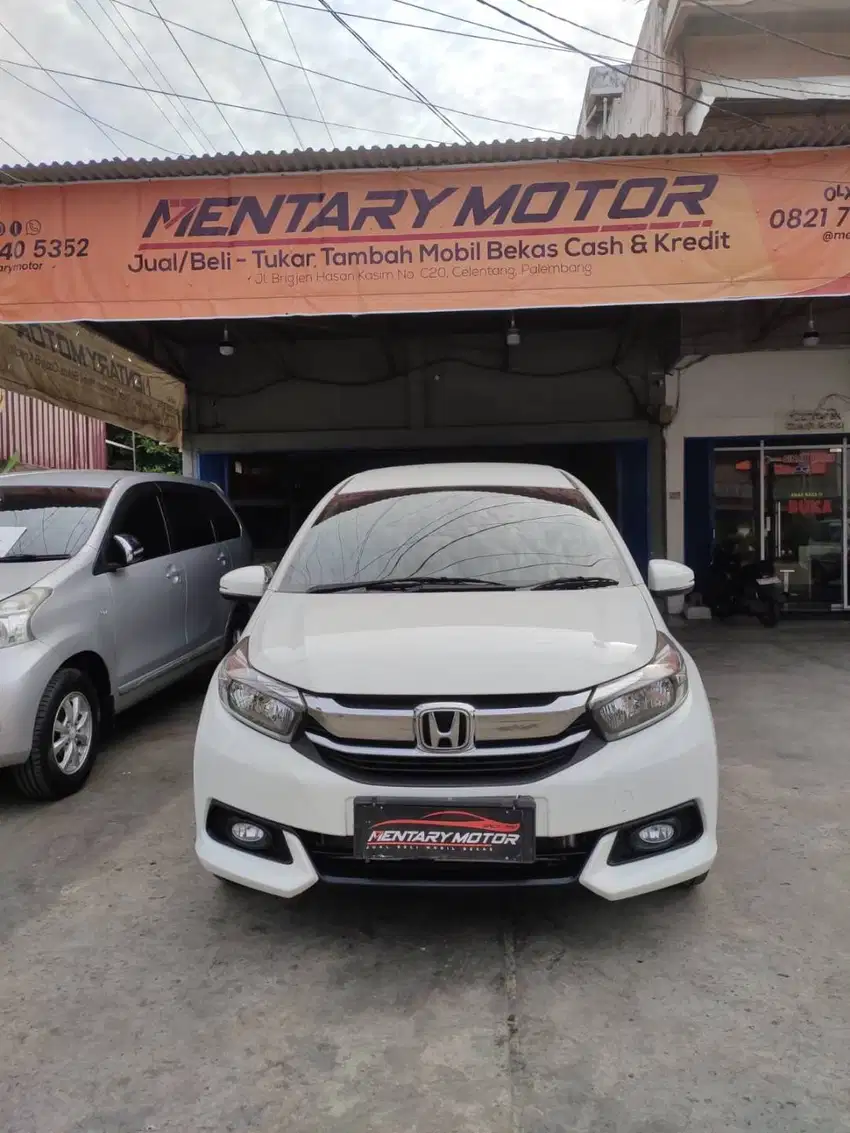 Honda Mobilio E 1.5 CVT Automatic Tahun 2018 Putih Bagus Murah Terawat