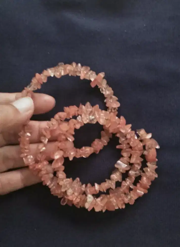 Gelang Lilit Batu Kristal