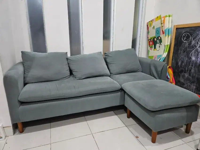 Sofa custom 3 seater kayu solid