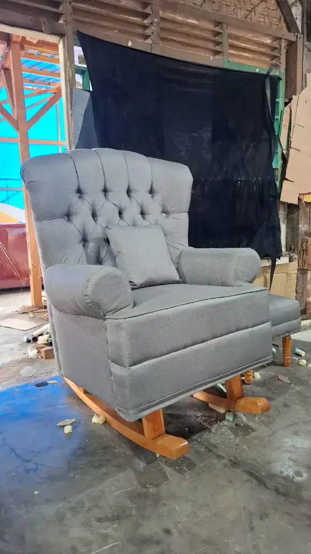 Kursi sofa goyang+puk