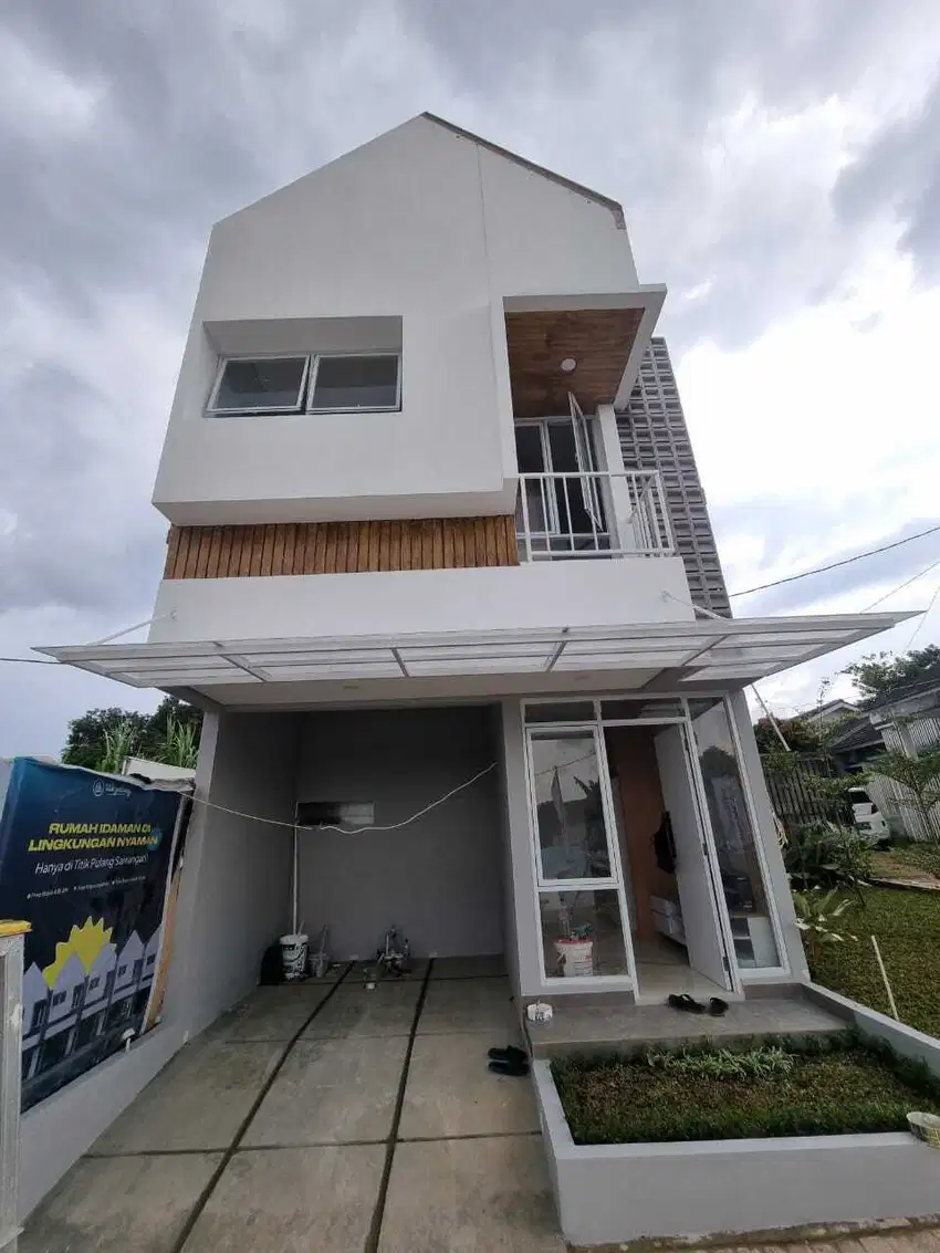 Rumah Modern Cluster 2 lantai harga mulai 400 JT an di Sawangan DEPOK