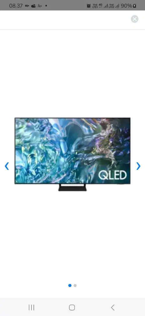 Samsung 65inc ledtv 4k Qa65q