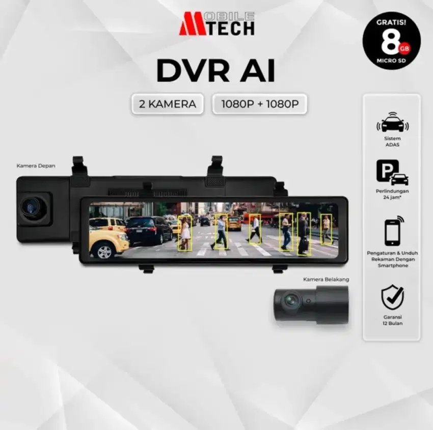 Dashcam Mtech Al Spion DVR Wideview