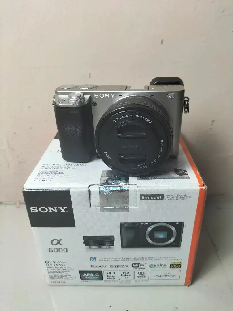 Sony A6000 Fullshet Box Mulus Lengkap Lancar jaya