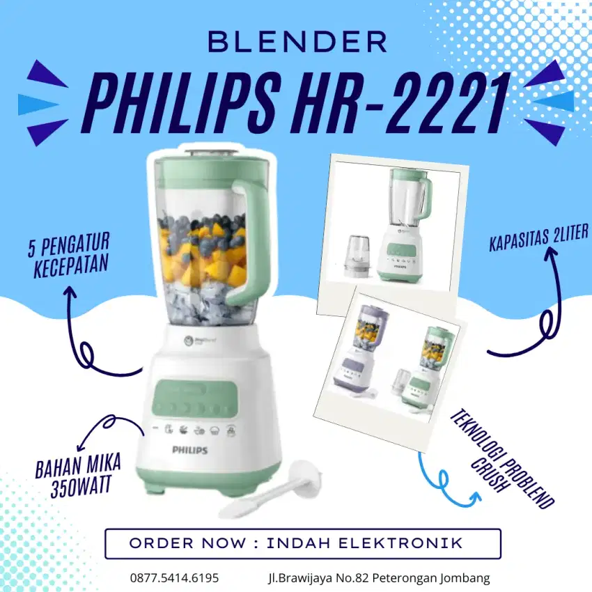 Blender PHILIPS HR-2221 2 liter