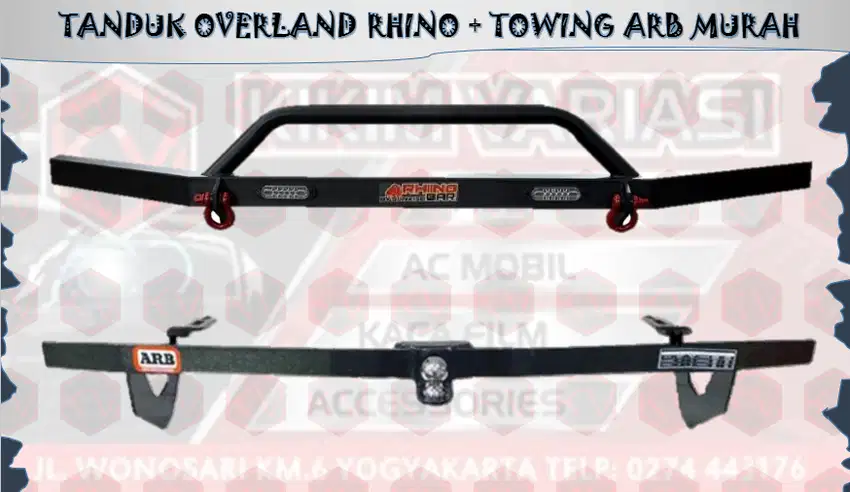 PAKET TANDUK MOBIL RHINO OVERLAND DAN TOWING MOBIL ARB MURAH AN ERTIGA