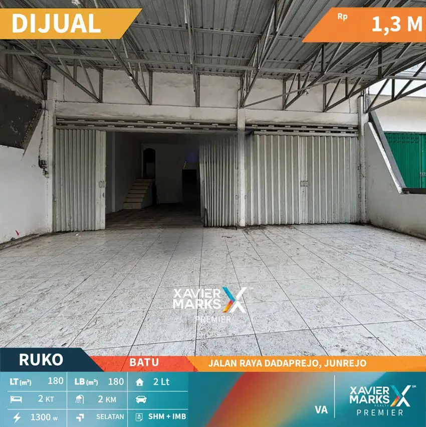 V1 Dijual Cepat Ruko Nol Jalan Raya Dadaprejo Junrejo Batu