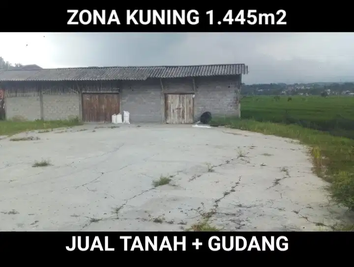 DIJUAL TANAH + GUDANG KECIL DI KABUPATEN SEMARANG