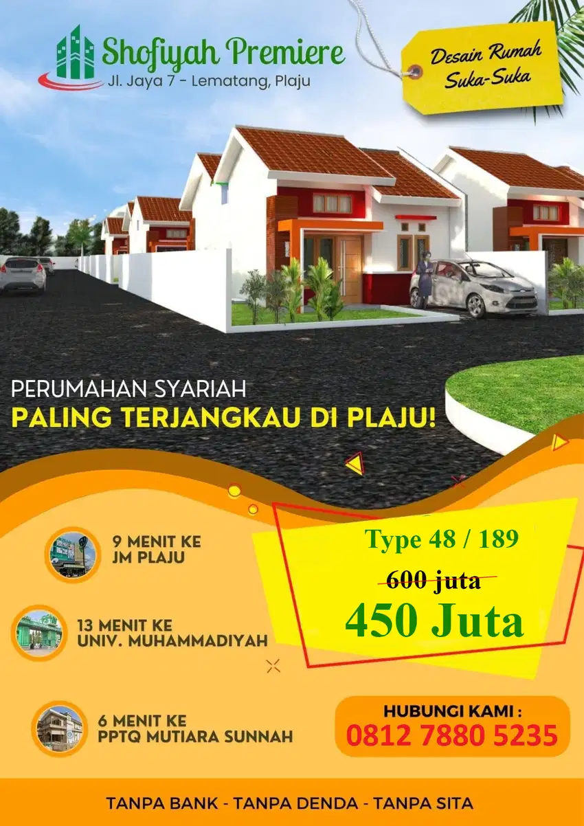 Shofiyah Premiere: Hunian Ideal di Plaju Palembang Sisa 1 unit