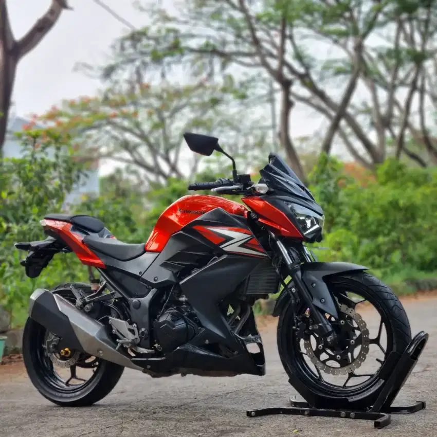 KAWASAKI Z250 ORANGE 2014 KM LOW 13RB PAJAK HIDUP