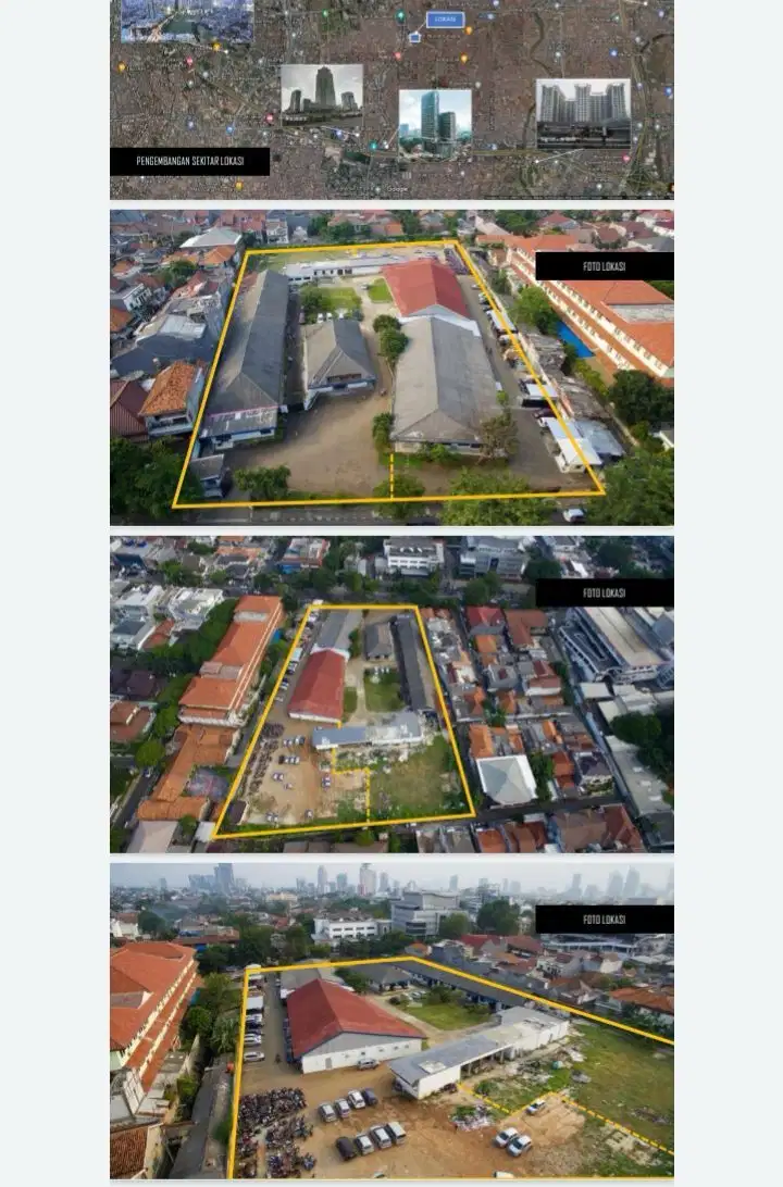 JUAL DIBAWAH NJOP KAWASAN KOMERSIAL 1.8 HA TEBET JAKARTA SELATAN