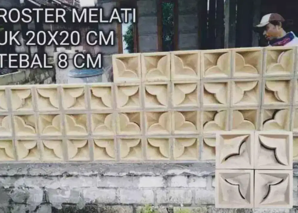 ROSTER BETON MINIMALIS - VENTILASI UDARA