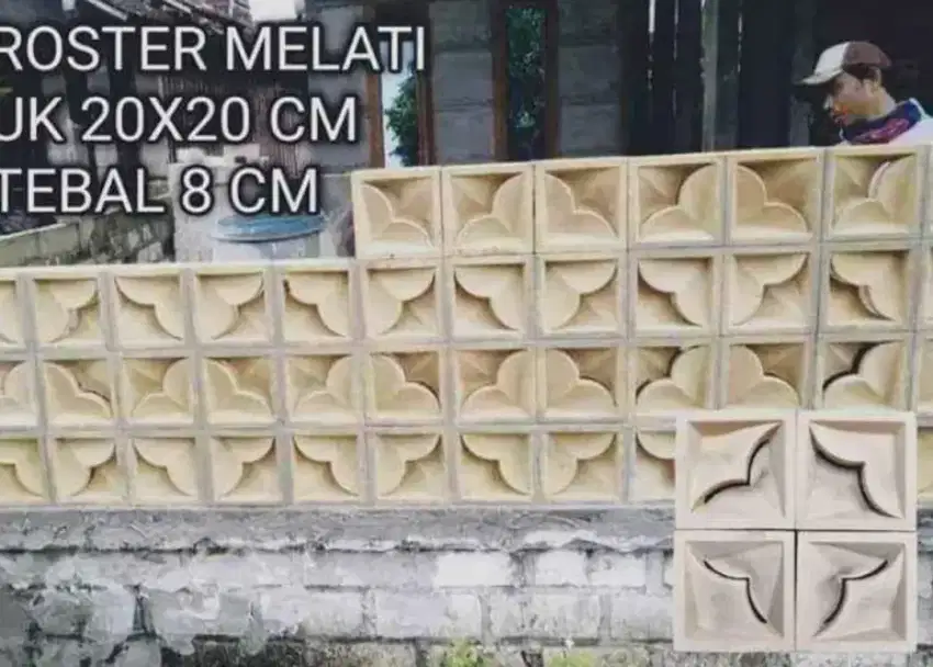 ROSTER BETON MINIMALIS - VENTILASI UDARA