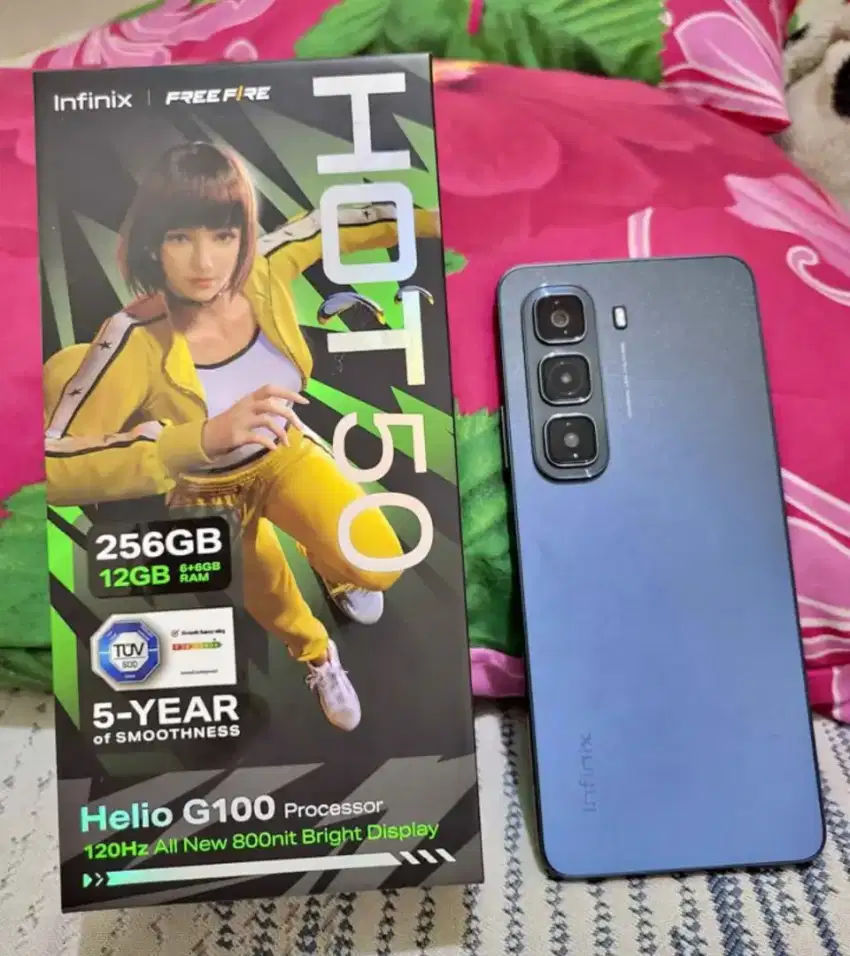 Infinix Hot 50 4G 8/128GB Mulus Lengkap