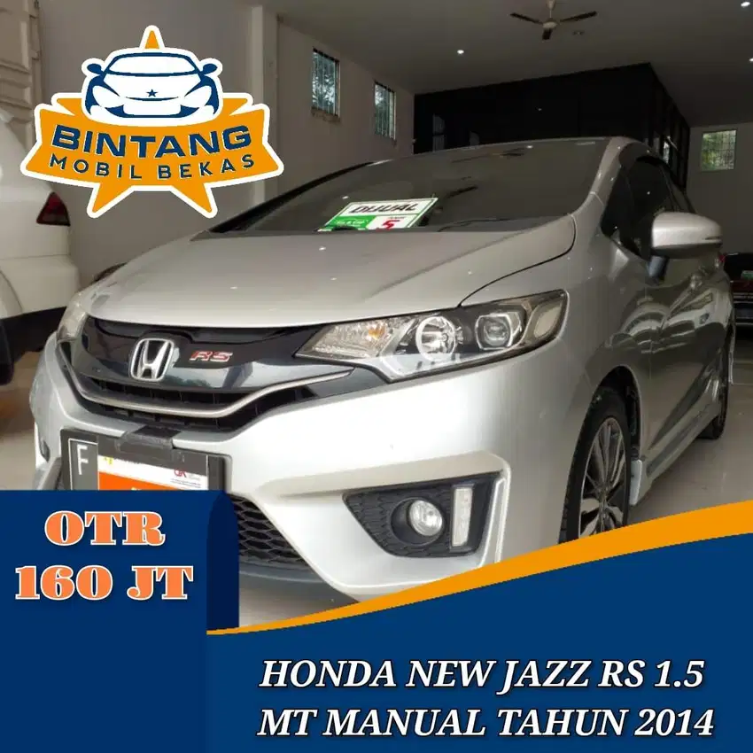 HONDA NEW JAZZ RS 1.5 MT MANUAL 1500 CC BENSIN TAHUN 2014