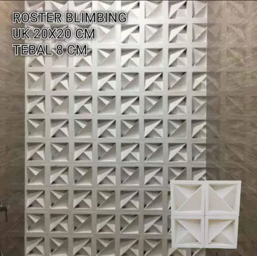 ROSTER BETON MINIMALIS - VENTILASI UDARA