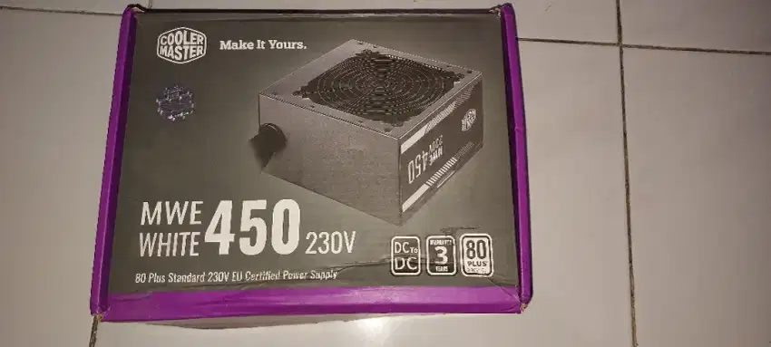 Psu cooler master mwe 450 v2 white