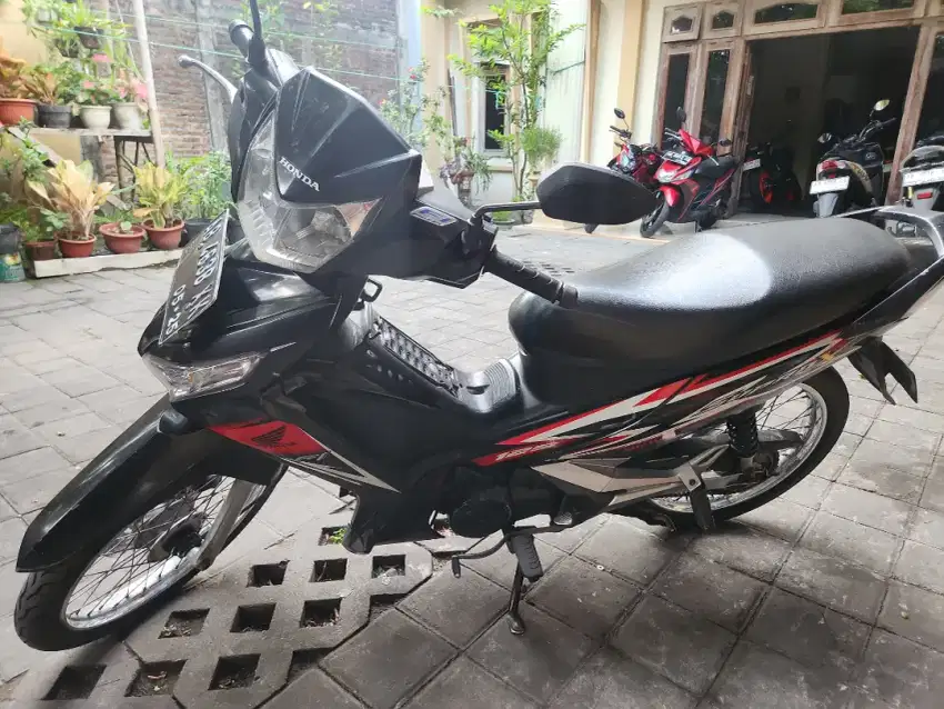 Supra 125 spoke ruji hitam Gbm