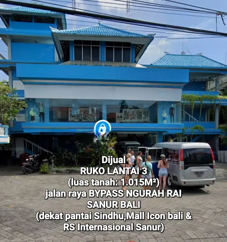 JUAL RUKO SANUR lantai 3 induk bypass sanur