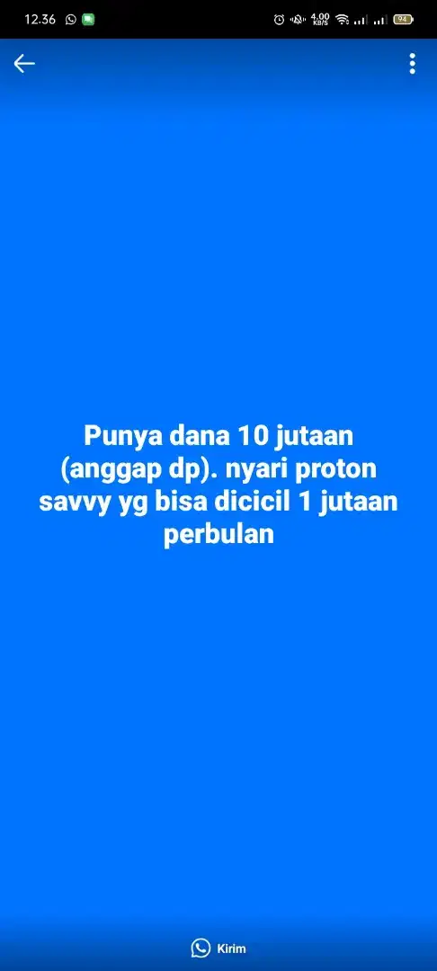 dicari bukan jual