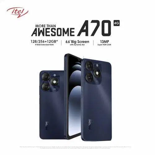 INFINIX ITEL A70 (4/64) BARU WEEKEND PROMO