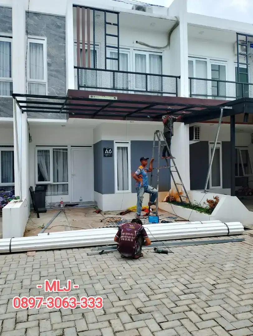 KANOPI CANOPY, RAILING TANGGA, PAGAR RUMAH MODERN, TRALIS, FREE ONGKIR