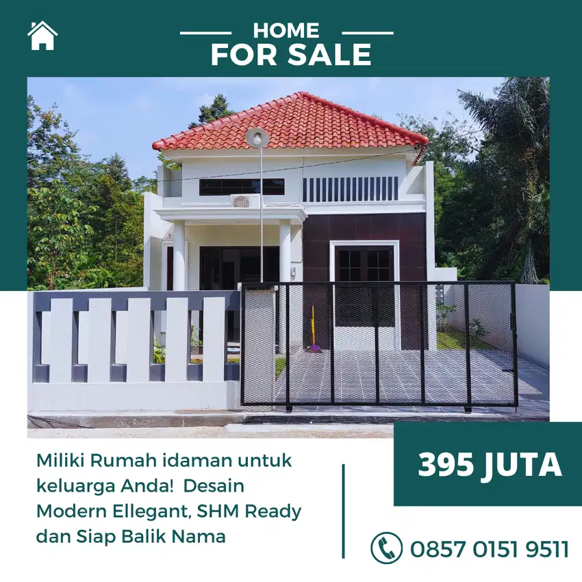 Jual Rumah Desain Modern Minimalis Lokasi Dekat BSB Gunungpati