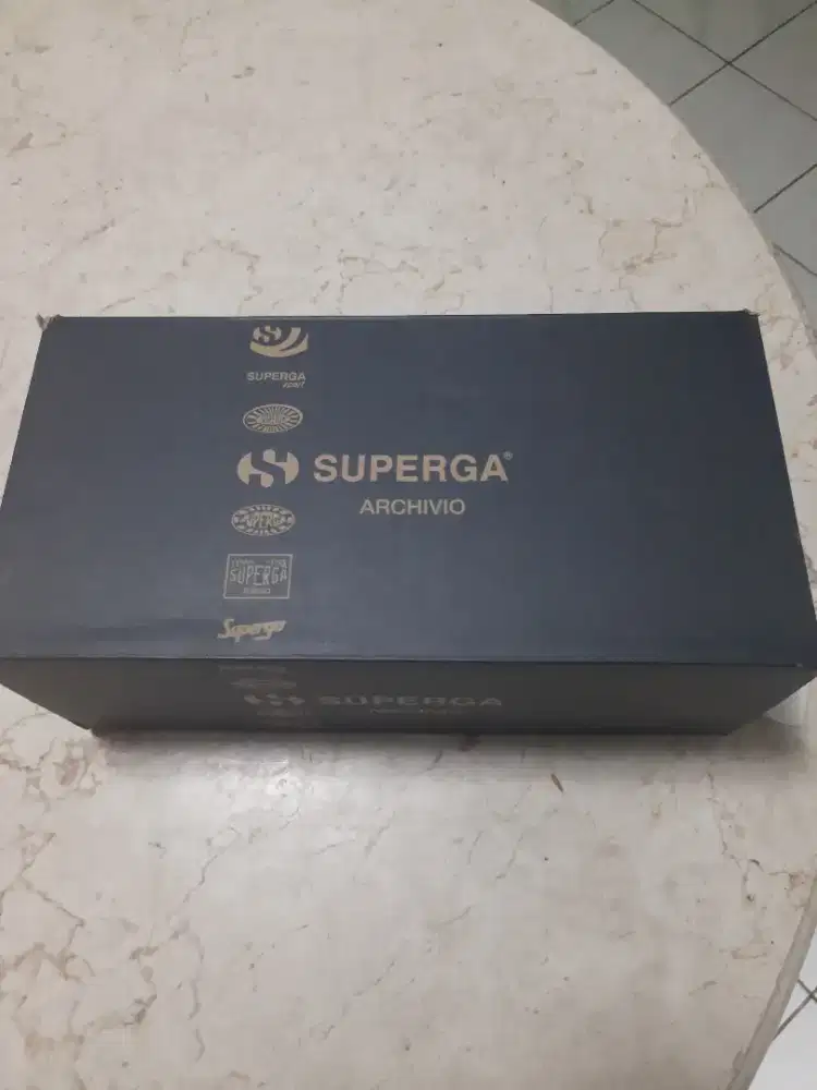 SEPATU SUPERGA ARCHIVIO BLACK-WHITE 41