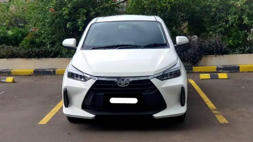 km 1 rb toyota agya g cvt 2024 putih matic tangan pertama dari baru