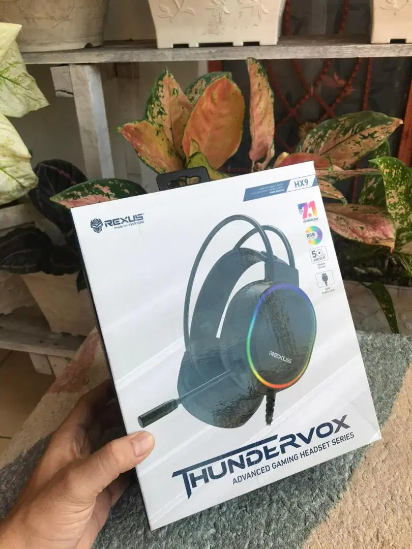 Rexus HX9 7.1 RGB Headset Gaming Ex Hadiah