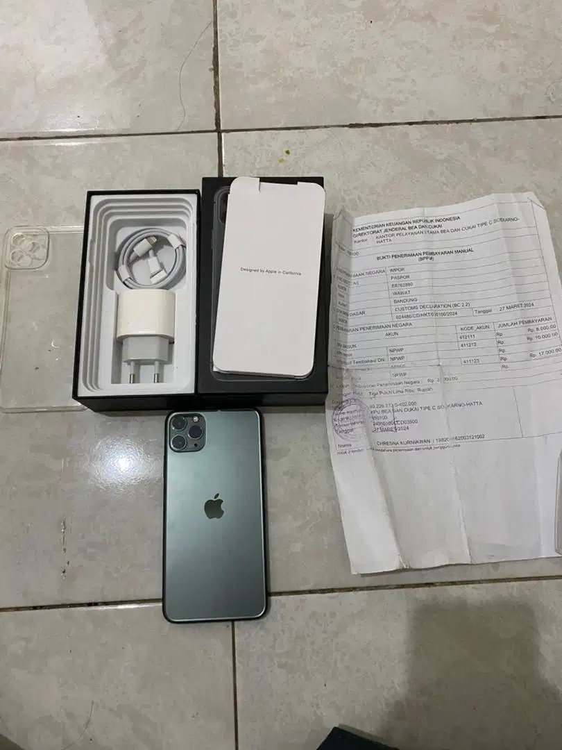 iPhone 11 Pro Max 256 Resmi beacukai ibox digimap Second bekas