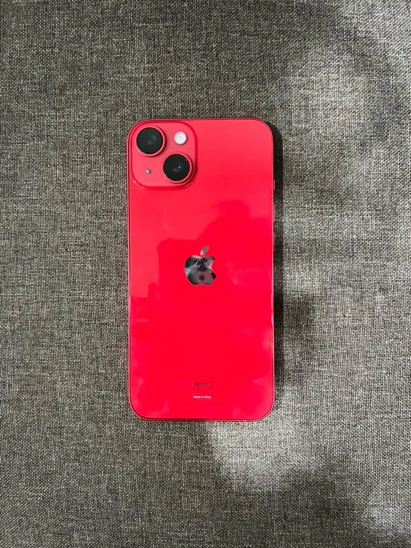 IPHONE 14 128GB RED RESMI IBOX FULL SET NO MINUS NO LECET