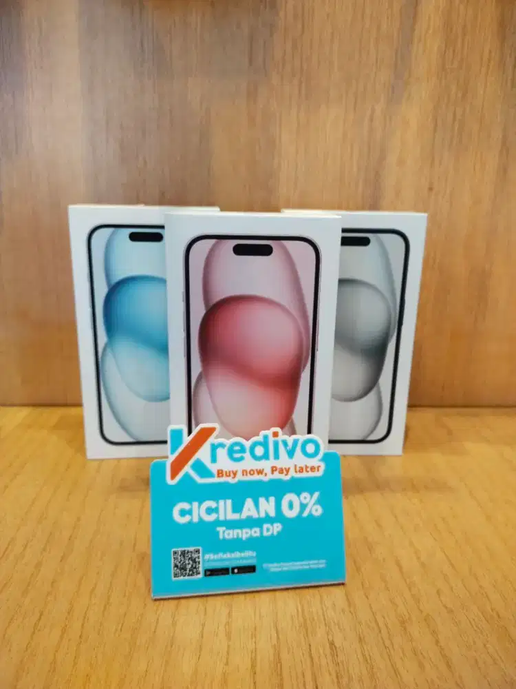 Ready Iphone 15 128Gb stok terbatass ya cash credit bisa