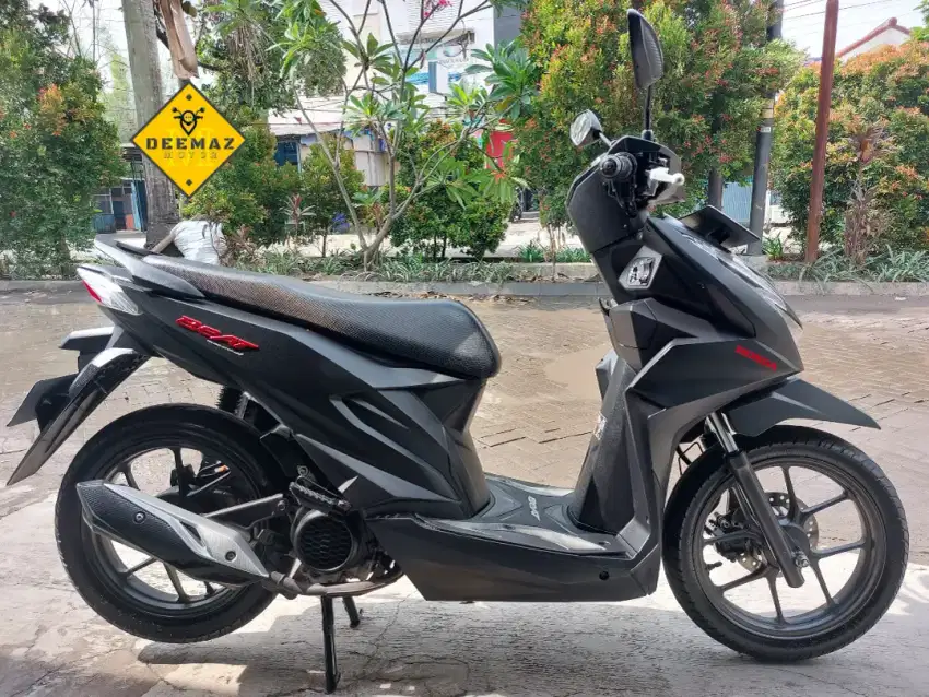 (DP 500 Rb)‼️ Honda Beat Deluxe CBS ISS Hitam Doff Mulus 2023