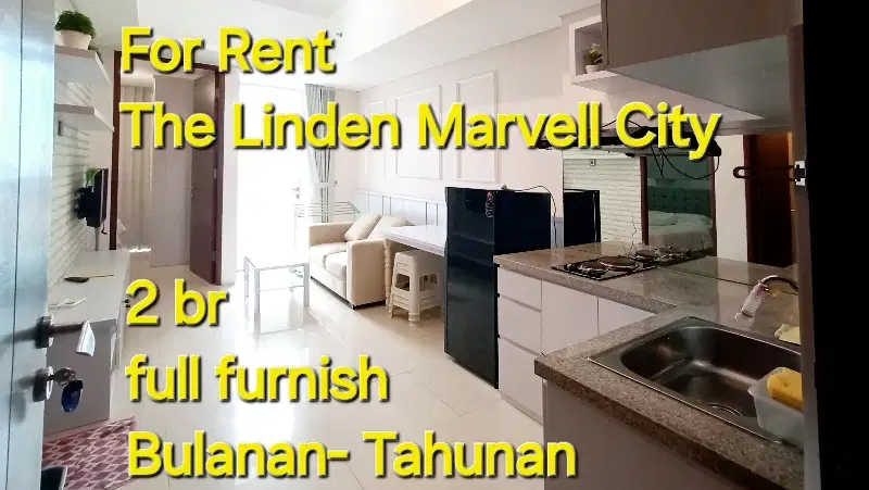 sewa apartemen the Linden 2 bed room furnish  dkt Gubeng Dinoyo