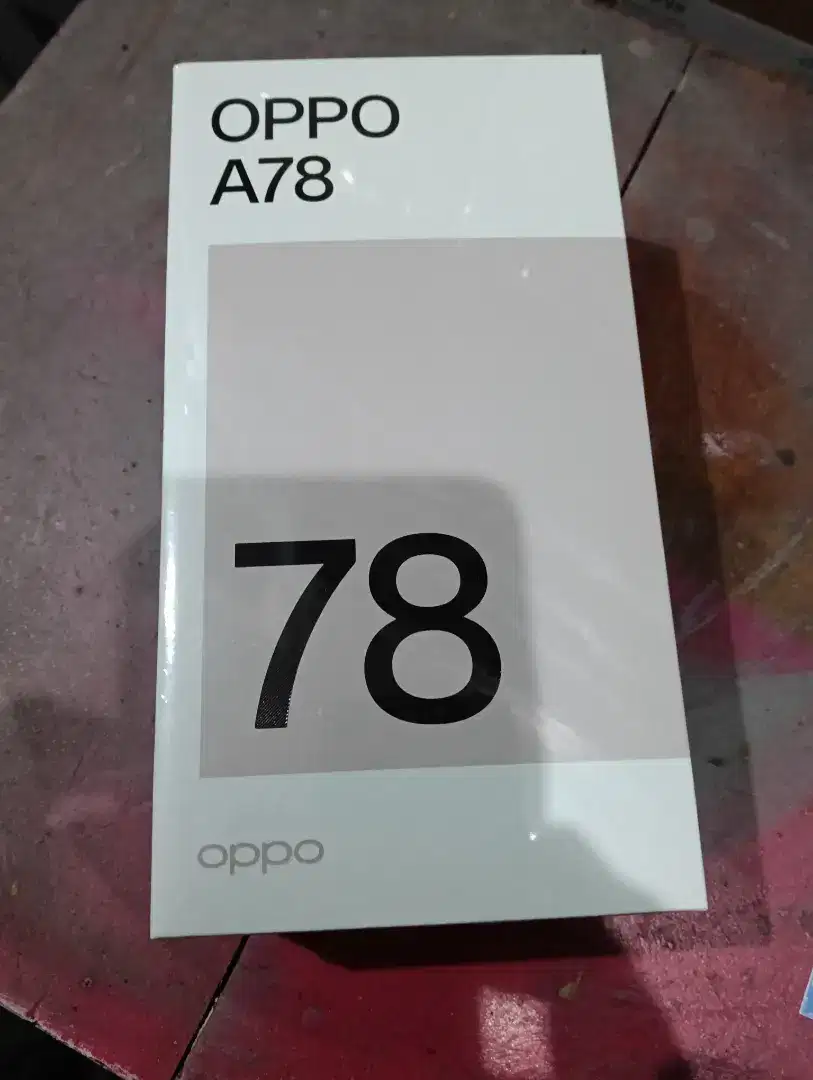 Oppo a78 8/256 new segel garansi resmi bisa cod free ongkir