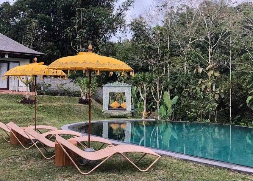 Dijual villa dengan view sungai lokasi payangan ubud