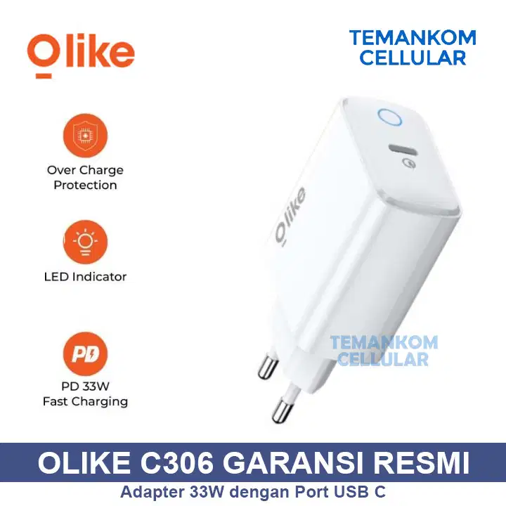 Olike C306 PD Fast Charging Power Adapter 33W 130