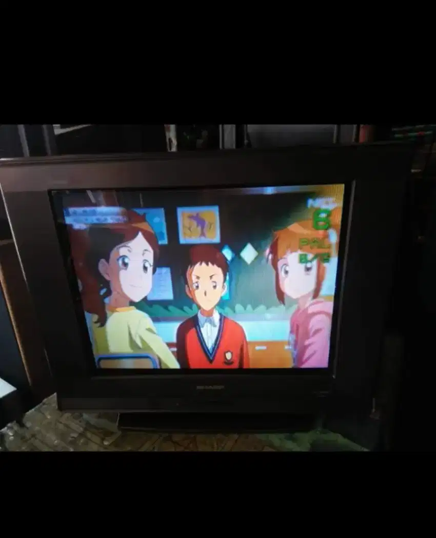 Dijual tv tabung slim merek SHARP 21inch