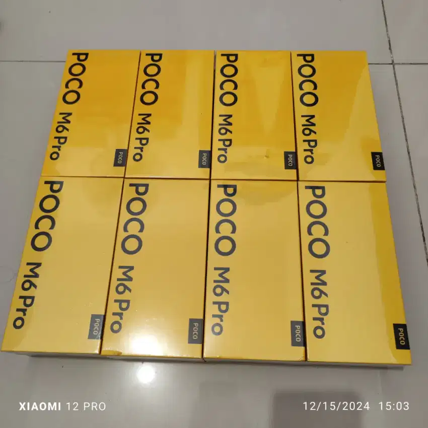 POCO M6 PRO 8/256 GARANSI RESMI XIAOMI 15 BULAN