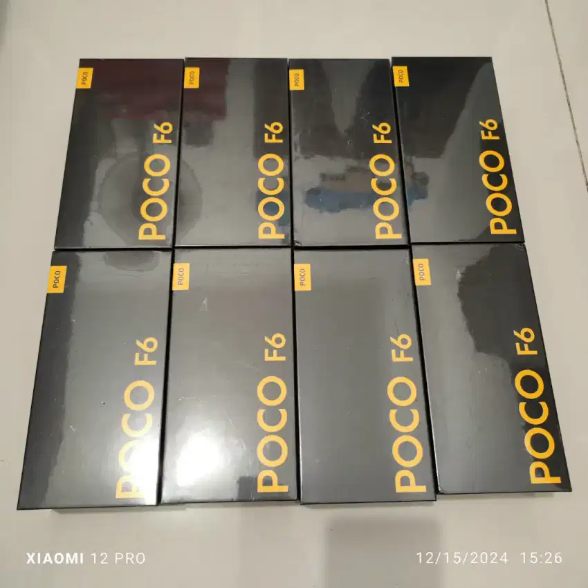 POCO F6 5G 12/512 GARANSI RESMI XIAOMI 15 BULAN NO REPACK