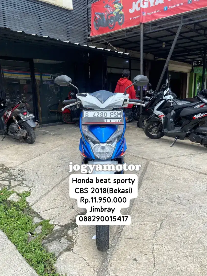 Honda Beat Sporty CBS 2018