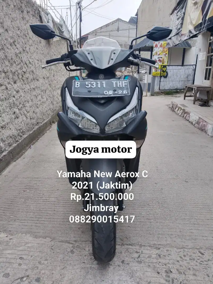 Yamaha New Aerox Connected 2021