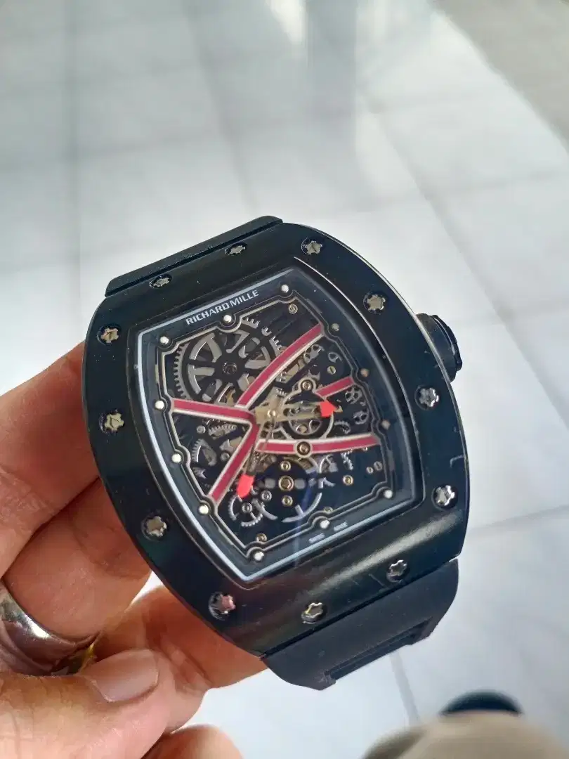 Jam tangan pria Rafael nada black matic