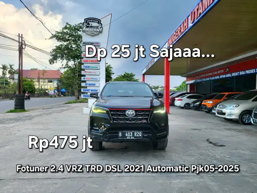 Dp25jt Fortuner VRZ TRD S DSL 2021 Automatic