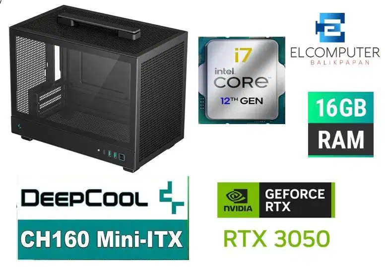 CPU MINI ITX GAMING DESAIN EDITING INTEL CORE i7 Gen12 | RTX 3050