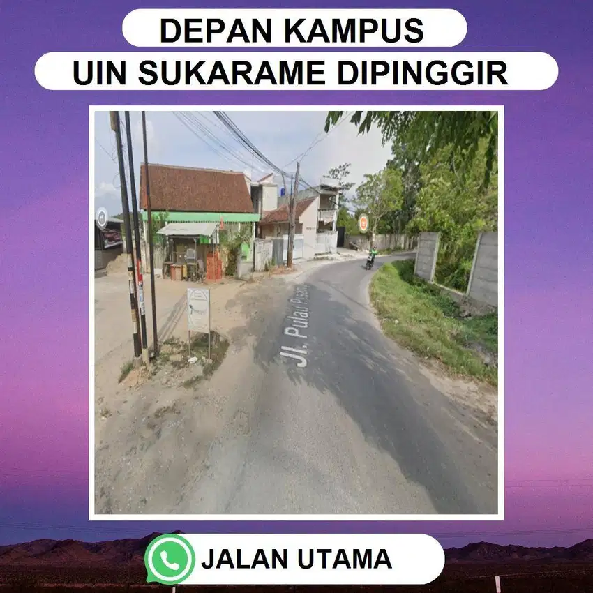 TANAH DEPAN KAMPUS UIN PULAU PISANG HARGA MURAH BISA DICICIL