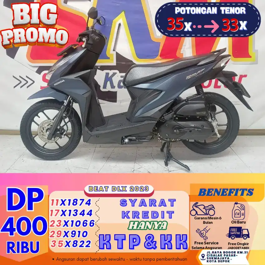 Dp 400rb bawa pulang Honda beat deluxe 2023